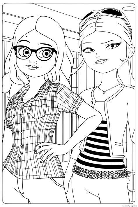 Printable Miraculous Coloring Pages